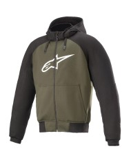 SUDADERA ALPINESTARS CHROME SPORT NEGRO/VERDE