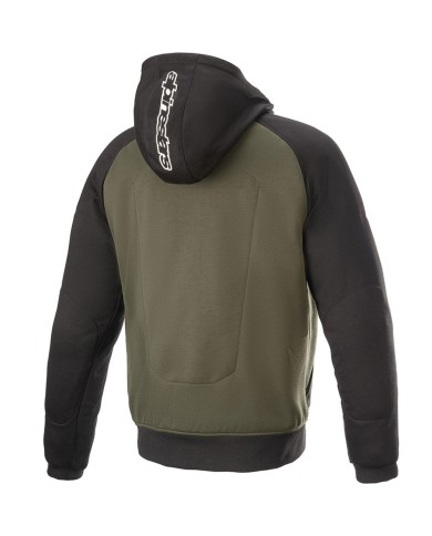 SUDADERA ALPINESTARS CHROME SPORT NEGRO/VERDE