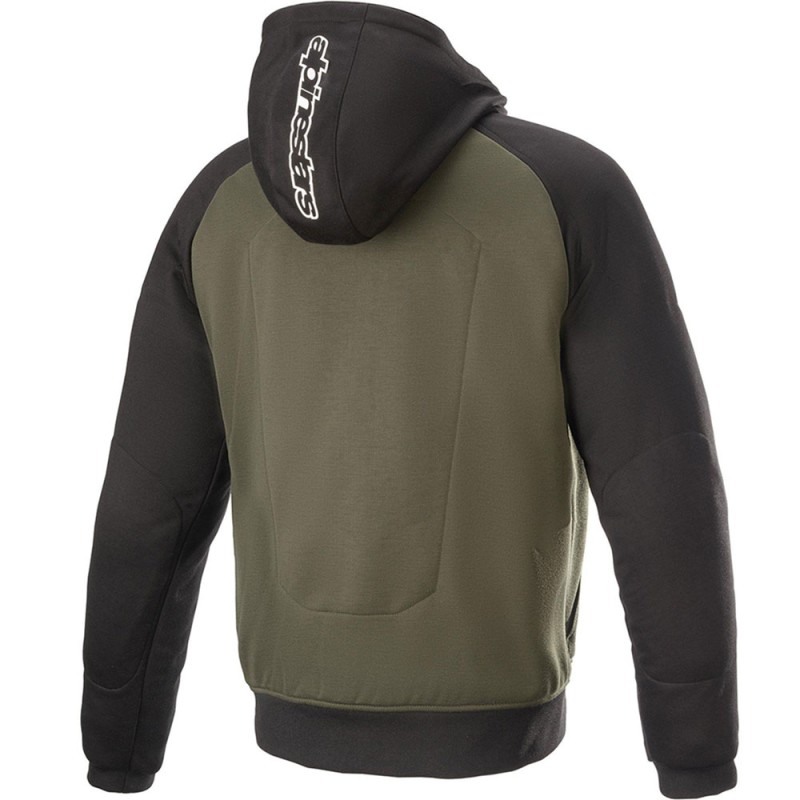 SUDADERA ALPINESTARS CHROME SPORT NEGRO/VERDE