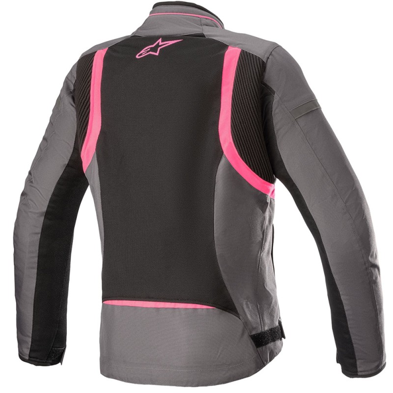 CHAQUETA ALPINESTARS STELLA T-KIRA V2 AIR LADY TAR GRAY/BLACK/DIVA PINK