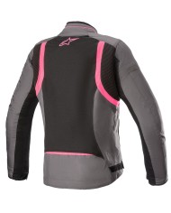 CHAQUETA ALPINESTARS STELLA T-KIRA V2 AIR LADY TAR GRAY/BLACK/DIVA PINK