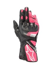 GUANTES ALPINESTARSSTELLA SP-8 V3 NEGRO/DIVA PINK