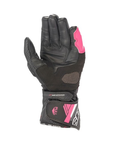 GUANTES ALPINESTARSSTELLA SP-8 V3 NEGRO/DIVA PINK
