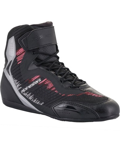 ZAPATILLAS ALPINESTARS STELLA FASTER-3 RIDEKNIT NEGRO/FUCSIA