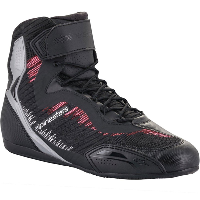 ZAPATILLAS ALPINESTARS STELLA FASTER-3 RIDEKNIT NEGRO/FUCSIA