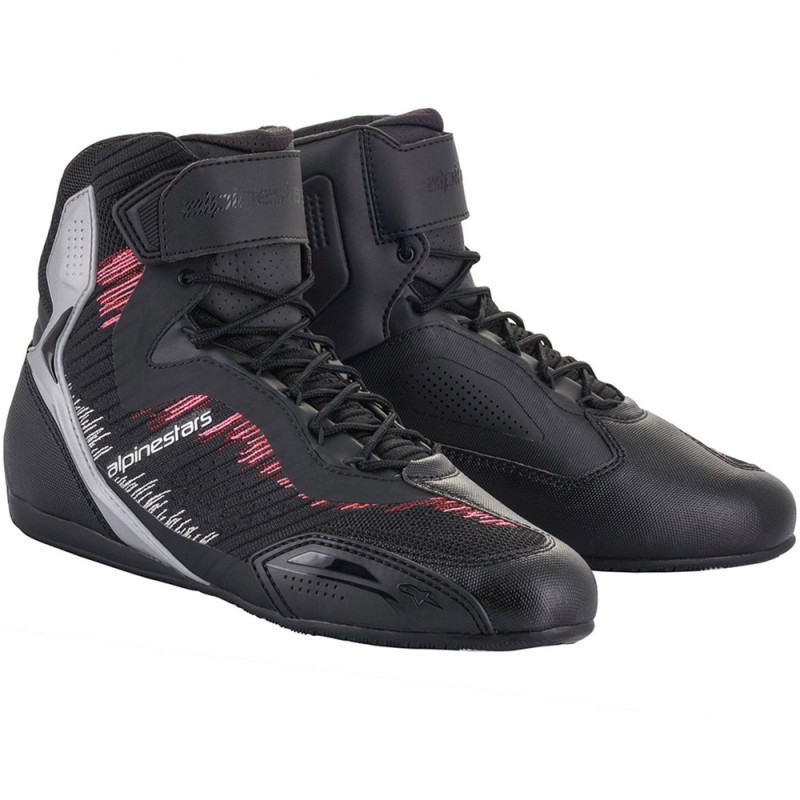 ZAPATILLAS ALPINESTARS STELLA FASTER-3 RIDEKNIT NEGRO/FUCSIA