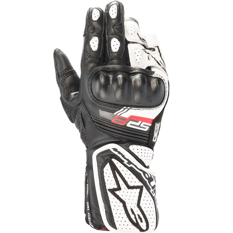 GUANTES ALPINESTARS STELLA SP-8 V3 NEGRO/BLANCO