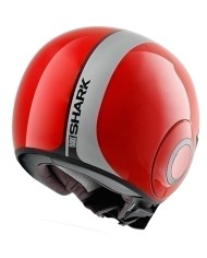 CASCO SHARK RAW JET STRIPE ROJO