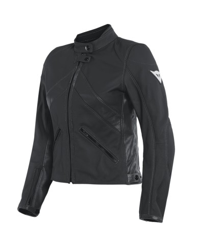 CHAQUETA DAINESE SANTA MONICA LADY PIEL NEGRA