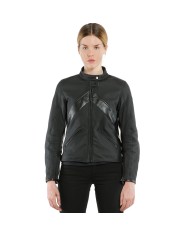 CHAQUETA DAINESE SANTA MONICA LADY PIEL NEGRA