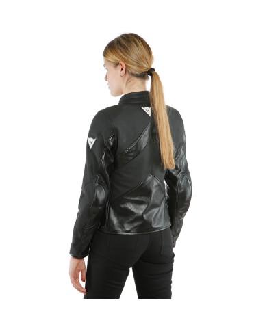 CHAQUETA DAINESE SANTA MONICA LADY PIEL NEGRA
