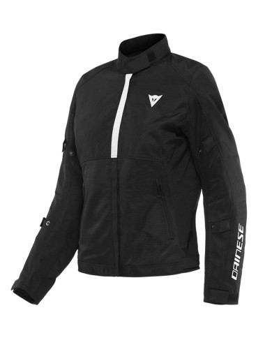 CHAQUETA DAINESE RISOLUTA AIR TEX LADY BLACK/WHITE