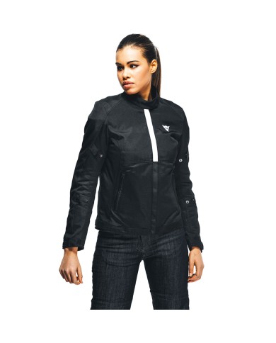 CHAQUETA DAINESE RISOLUTA AIR TEX LADY BLACK/WHITE