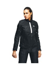 CHAQUETA DAINESE RISOLUTA AIR TEX LADY BLACK/WHITE