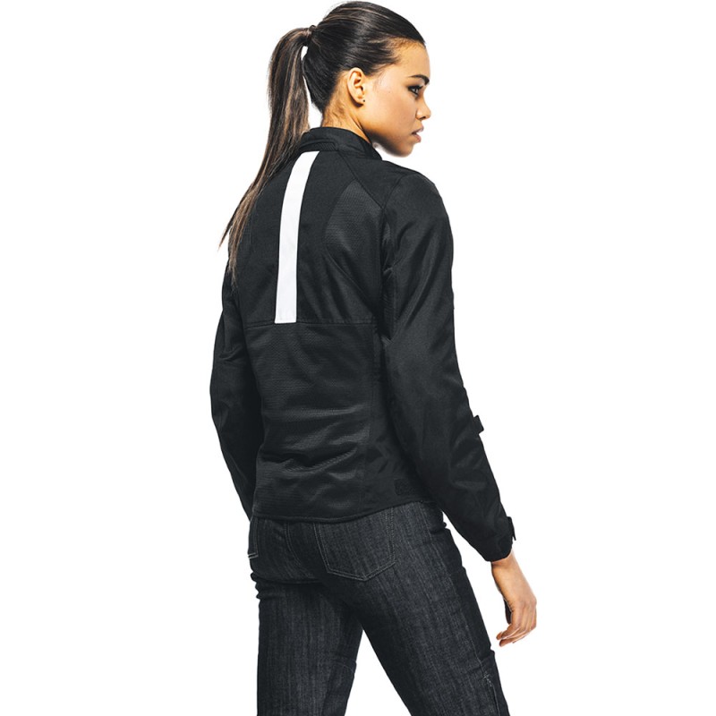 CHAQUETA DAINESE RISOLUTA AIR TEX LADY BLACK/WHITE