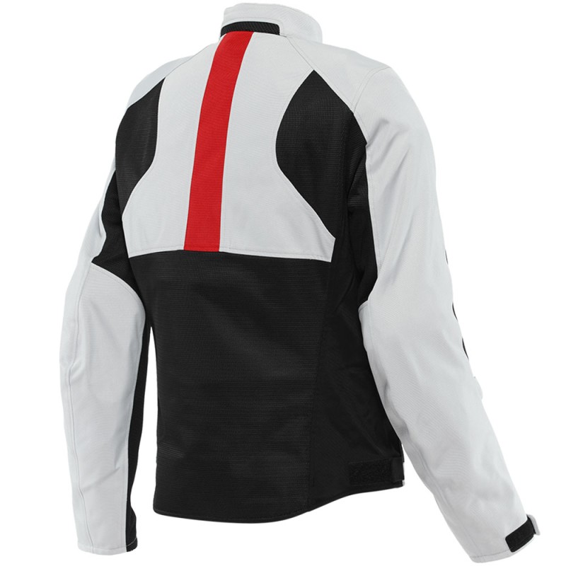 CHAQUETA DAINESE RISOLUTA AIR TEX LADY GRAY/LAVA RED