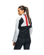 CHAQUETA DAINESE RISOLUTA AIR TEX LADY GRAY/LAVA RED
