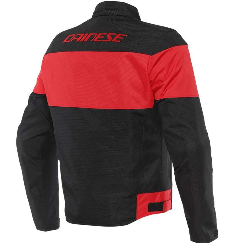 CHAQUETA DAINESE ELETTRICA AIR TEX NEGRO/ROJO