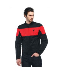 CHAQUETA DAINESE ELETTRICA AIR TEX NEGRO/ROJO