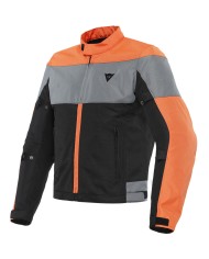 CHAQUETA DAINESE ELETTRICA AIR TEX NRGRO/NARANJA/GRIS