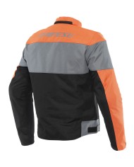CHAQUETA DAINESE ELETTRICA AIR TEX NRGRO/NARANJA/GRIS