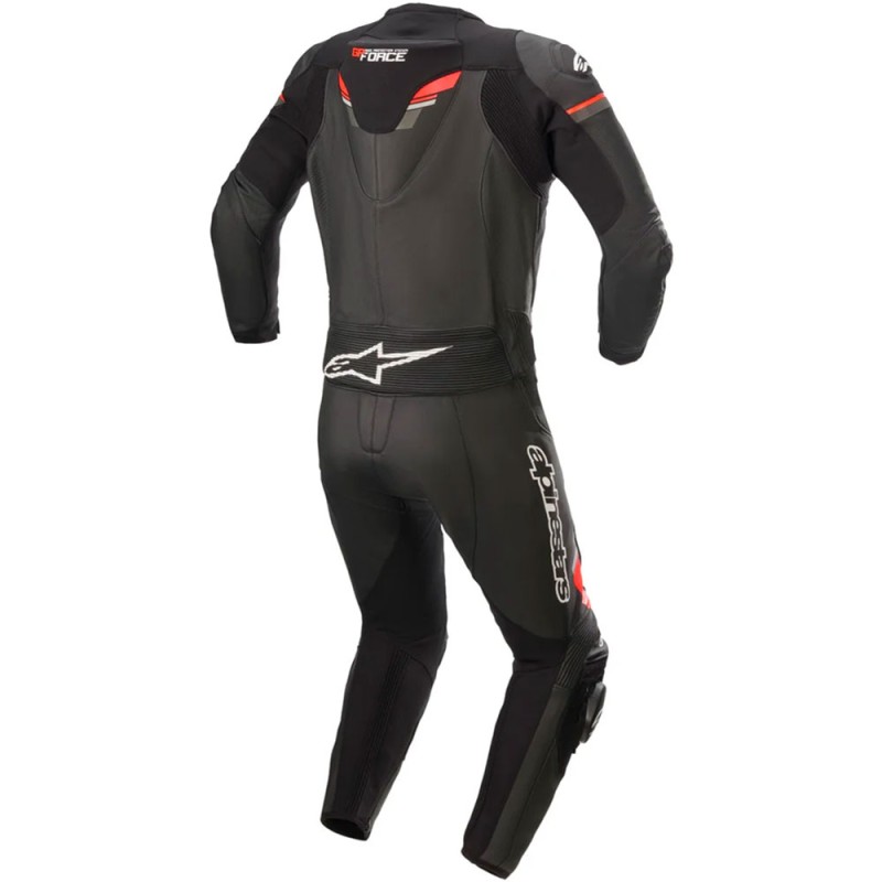 MONO ALPINESTARS GP FORCE V2 CHASER DIVISIBLE NEGRO/ROJO FLUOR