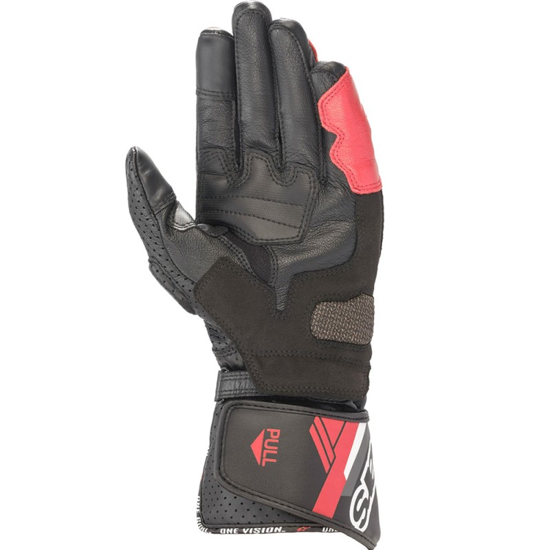 GUANTES ALPINESTARS SP-8 V3 NEGRO/ROJO