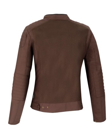 CHAQUETA SEGURA OSKAR LADY MARRON PERFORADA
