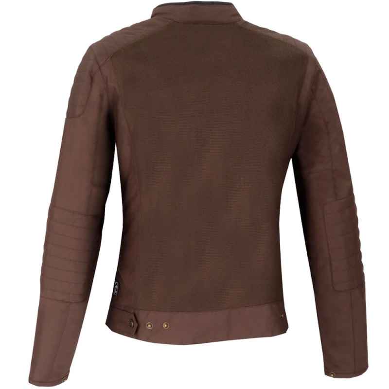 CHAQUETA SEGURA OSKAR LADY MARRON PERFORADA