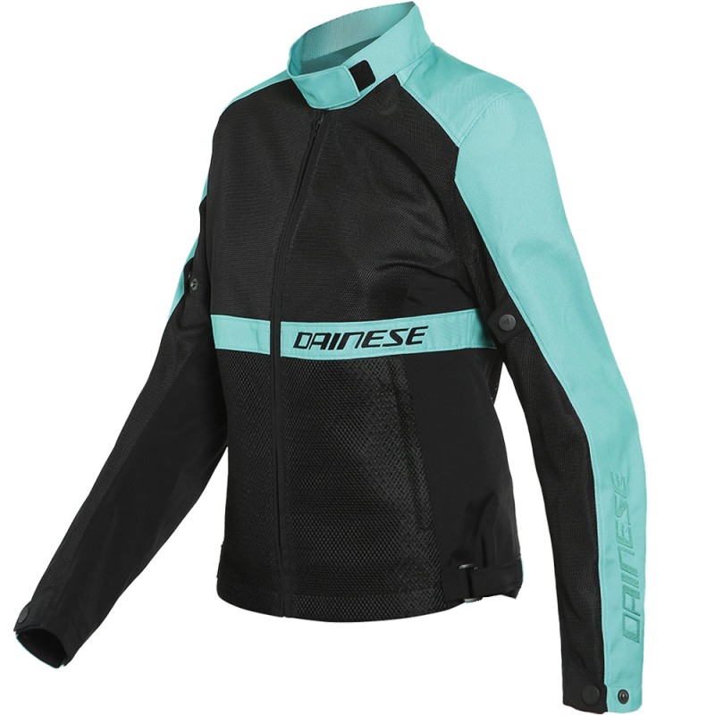 CHAQUETA DAINESE RIBELLE AIR LADY BLACK/ACQUA-GREEN