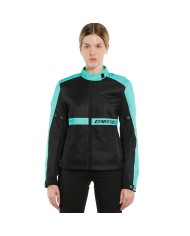 CHAQUETA DAINESE RIBELLE AIR LADY BLACK/ACQUA-GREEN