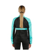 CHAQUETA DAINESE RIBELLE AIR LADY BLACK/ACQUA-GREEN