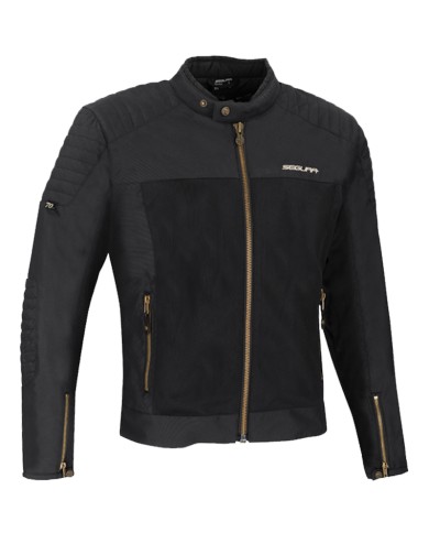 CHAQUETA SEGURA OSKAR NEGRO PERFORADA