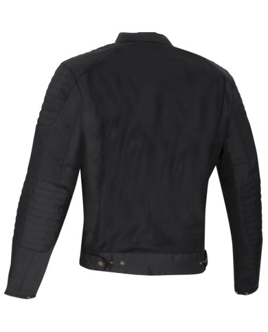CHAQUETA SEGURA OSKAR NEGRO PERFORADA