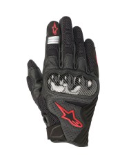 GUANTES ALPINESTARS SMX-1 AIR V2 NEGRO/ROJO FLUOR