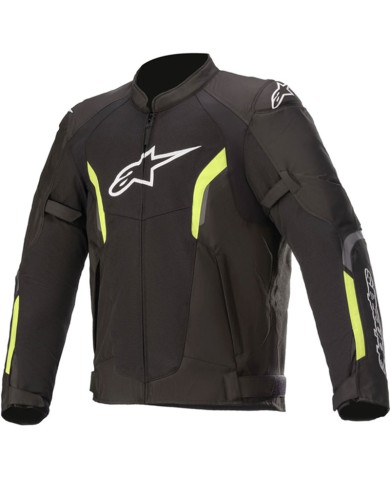 CHAQUETA ALPINESTARS AST V2 AIR NEGRO/AMARILLO FLUOR