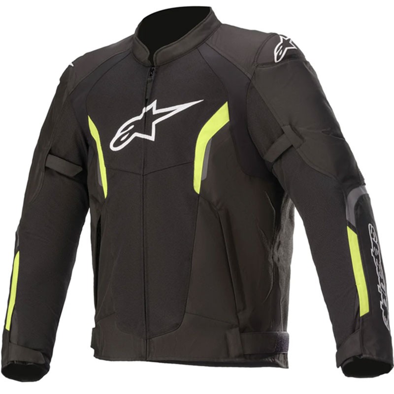 CHAQUETA ALPINESTARS AST V2 AIR NEGRO/AMARILLO FLUOR