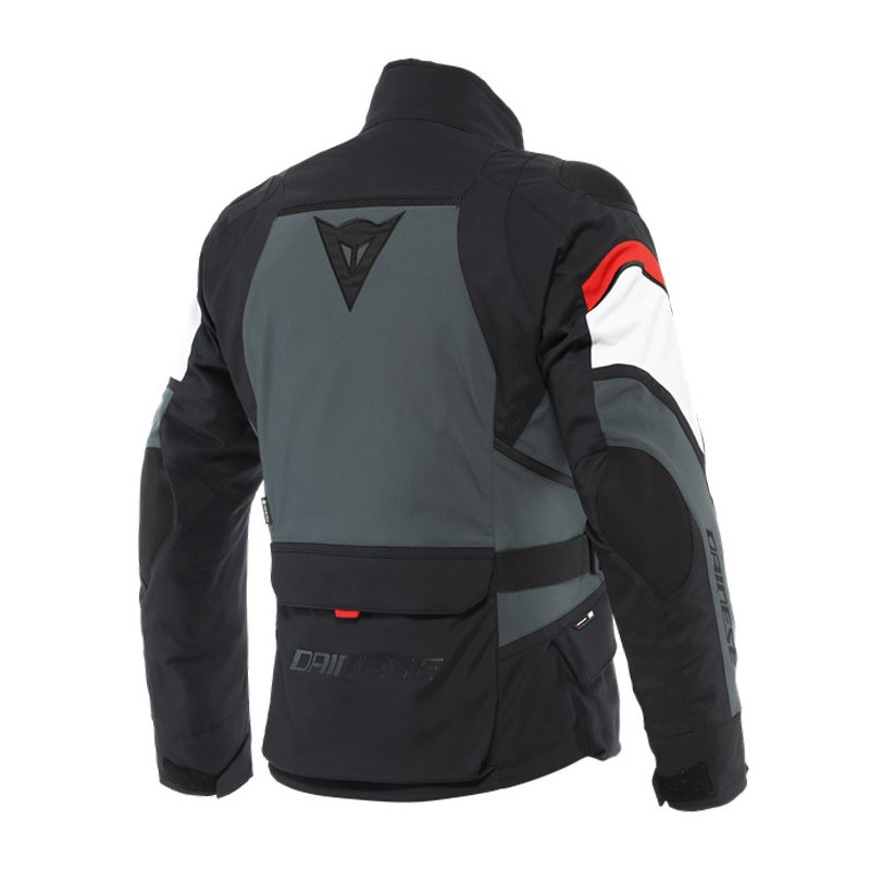 CHAQUETA DAINESE CARVE MASTER 3 GORE-TEX BLACK/EBONY/LAVA-RED
