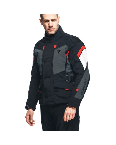 CHAQUETA DAINESE CARVE MASTER 3 GORE-TEX BLACK/EBONY/LAVA-RED
