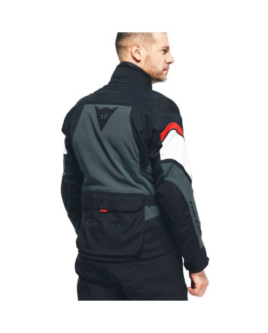 CHAQUETA DAINESE CARVE MASTER 3 GORE-TEX BLACK/EBONY/LAVA-RED