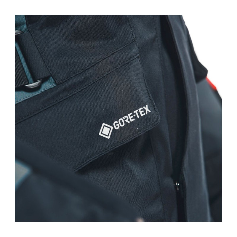 CHAQUETA DAINESE CARVE MASTER 3 GORE-TEX BLACK/EBONY/LAVA-RED