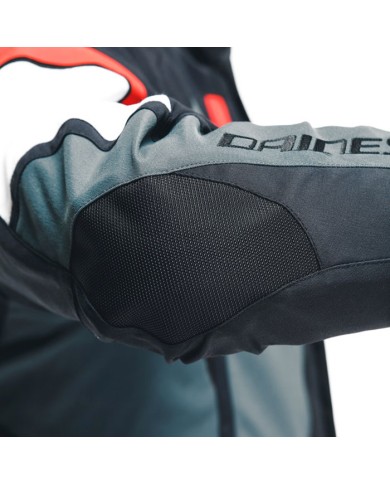 CHAQUETA DAINESE CARVE MASTER 3 GORE-TEX BLACK/EBONY/LAVA-RED