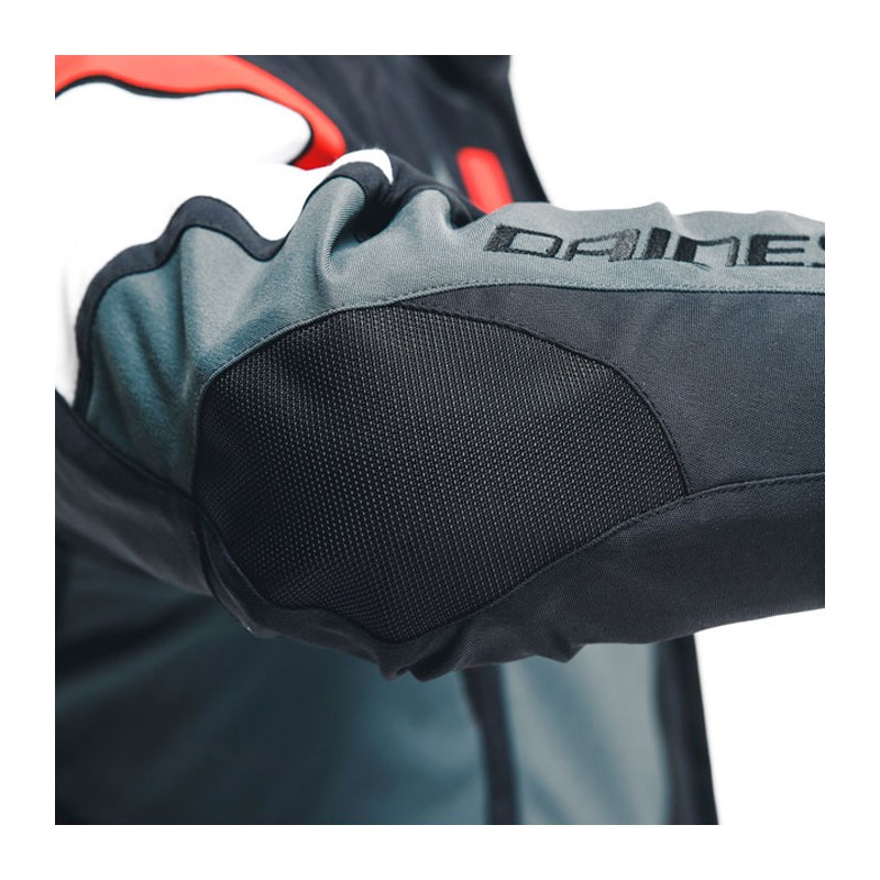 CHAQUETA DAINESE CARVE MASTER 3 GORE-TEX BLACK/EBONY/LAVA-RED