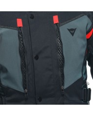CHAQUETA DAINESE CARVE MASTER 3 GORE-TEX BLACK/EBONY/LAVA-RED