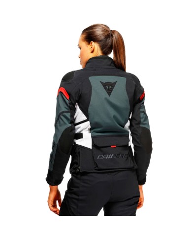 CHAQUETA DAINESE CARVE MASTER 3 LADY GORE-TEX BLACK/EBONY/LAVA-RED