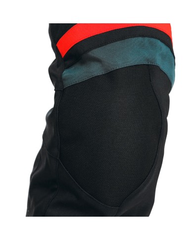 PANTALONES DAINESE CARVE MASTER 3 GORE-TEX BLACK/LAVA-RED