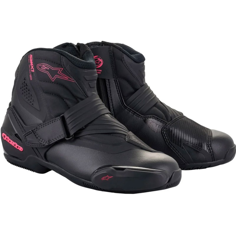 BOTIN ALPINESTARS STELLA SMX-1 R V2 LADY BLACK/PINK