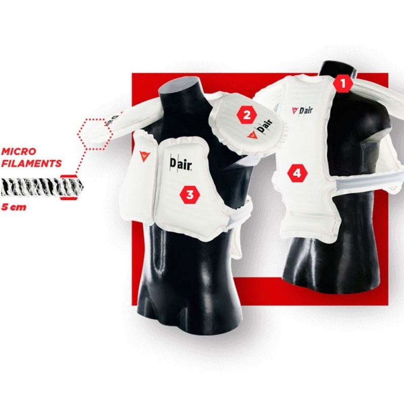 CHAQUETA DAINESE D-AIR RACING 3 LADY NEGRA/ANTRACITA/FUCSIA