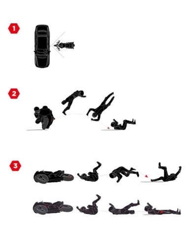 CHAQUETA DAINESE D-AIR RACING 3 LADY NEGRA/ANTRACITA/FUCSIA