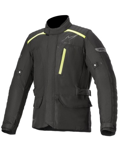 CHAQUETA ALPINESTARS GRAVITY DRYSTAR NEGRO/AMARILLO FLUOR